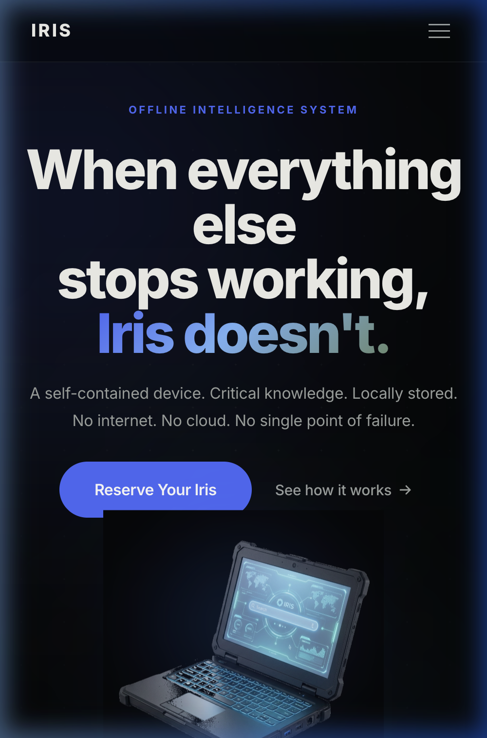 IRIS map navigation